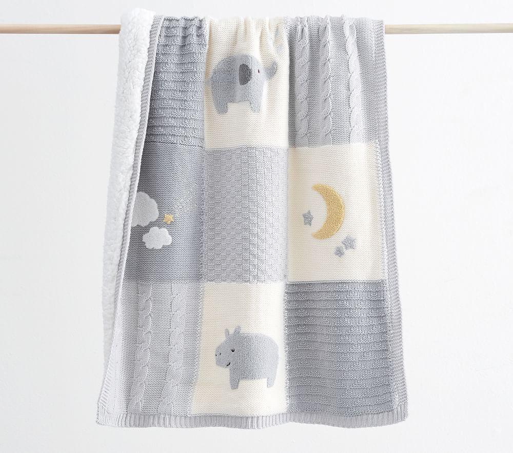 Heirloom Hippo Baby Blanket